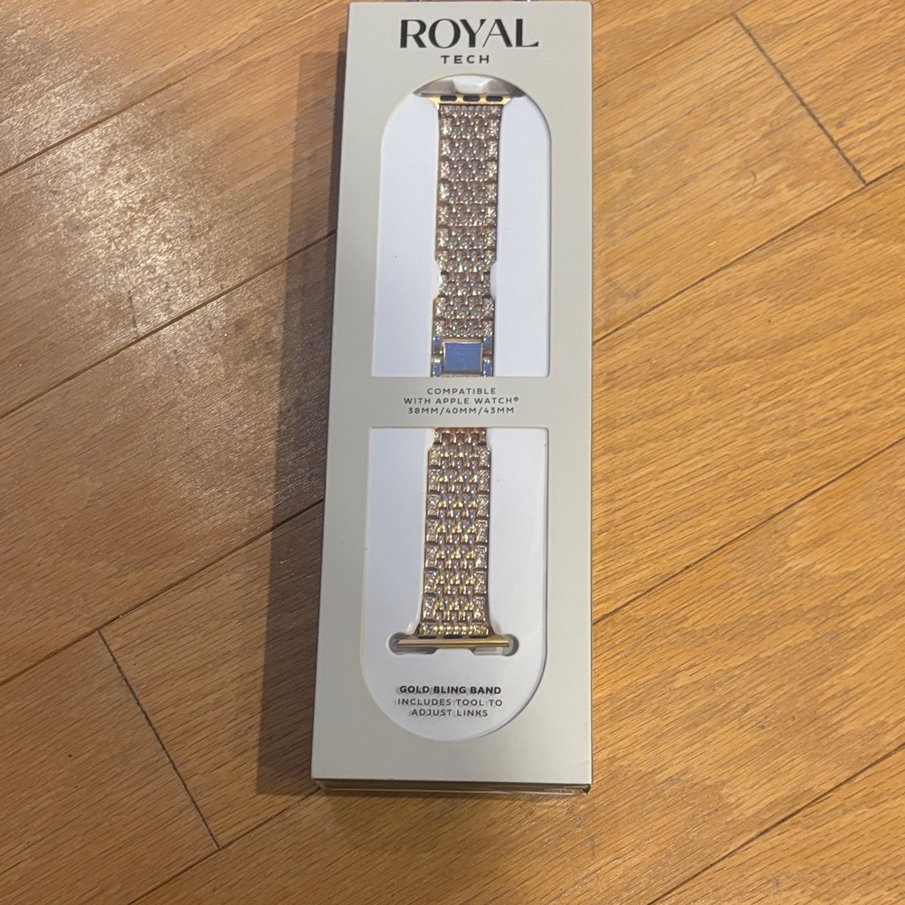 Gold Crystal Bling Apple Watch Band